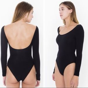 American Apparel Long Sleeve Bodysuit